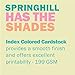 Springhill 8.5” x 11” Ivory Colored Cardstock Paper, 110lb, 199gsm, 250 Sheets (1 Ream) – Premium Heavy Cardstock, Printer Paper with Smooth Finish for Cards, Flyers, Scrapbooking & More – 056300R