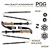 Ultra Lightweight Carbon Fiber Trekking Poles - 2 Pack Adjustable Folding Hiking Pole or Walking Sticks - Strong, Cork Grip, Padded Strap