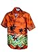 Pacific Legend Mens Motorcycle Hawaiian Sunset Shirt