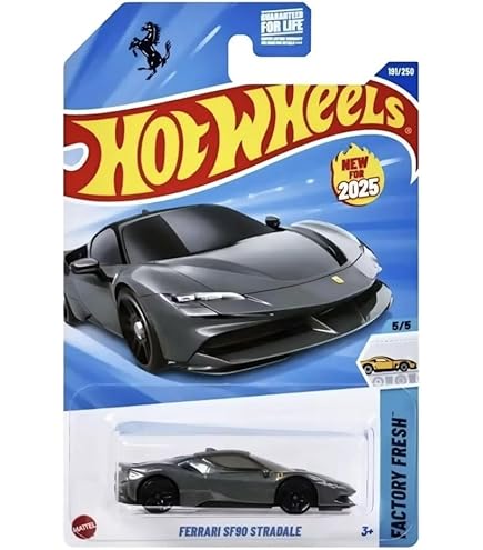 Amazon.com: Hot Wheels Ferrari SF90 Stradale [Red], Factory Fresh