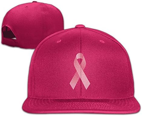 Pink Ribbon Breast Cancer Womens Low Profile Hip Hop Cap Holiday Cabbie Cap