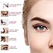 Lurrose Fake Eyelashes Set Handmade Long Soft False Eyelashes Pack for Natural Look (60 Pairs)