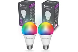 Lloyd's E26 Smart Bulb - Ampoule Intelligente - Alexa Compatible + Google Home Compliant, Colour Changing, LED Smart Light Bu