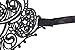 AbbyLexi Women's Pretty Lace Masquerade Halloween Party Eye Mask, Black
