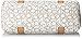 Calvin Klein Monogram Satchel, Almond/Khaki/Camel, One Size