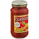 Classico Spicy Red Pepper Pasta Sauce, 24 oz Jar