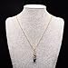 sedmart Handmade Amethyst Blue Titanium pendant Quartz Necklace gemstone jewelry Mothers Day Gifts