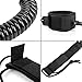 10 Feet TPU Leash Stand Up Paddle Board SUP Leash with Double Swivels 7mm Cord Anti-rust and Supper Soft Ankel Strap for Sup Surf Board, Stand Up Paddle Board Rope