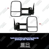 1999-2007 Chevy/GMC Silverado/Sierra Manual & Telescoping Towing Mirror Pair