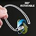 NAHAI Compatible AirPods Accessories Strap, Adjustable Ear Hooks Holders for AirPods Wireless Headset Crystal Clear