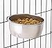 ProSelect Stainless Steel Coop Cups — Versatile Coop Cups for Pet and Animal Cages, 16-Ounce,silver