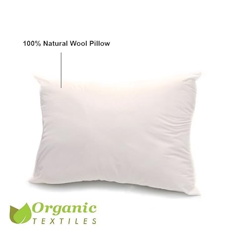 Buy King 100 Organic Cotton Covered Wool Filled Pillow King