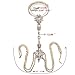 NABROJ Gold Body Chain Jewelry for Women, Rhinestone Body Chain Iridescent Pink Bra Summer Costume Fluorescent Jewelry for Women Sexy -STL01 Crystal