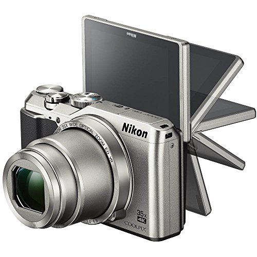 Nikon-A900-20MP-Longest-Slim-Zoom-COOLPIX-WiFi-Digital-Camera-with-4K-UHD-Video-35x-Telephoto-NIKKOR-Zoom-Lens-64GB-Dual-Battery-Accessory-Bundle-Silver