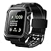 Compatible Apple Watch Band 3 case 42mm ,baozai Rugged Protective Case with Strap Bands for Apple Watch 42mm Series 3 Series 2 Series 1