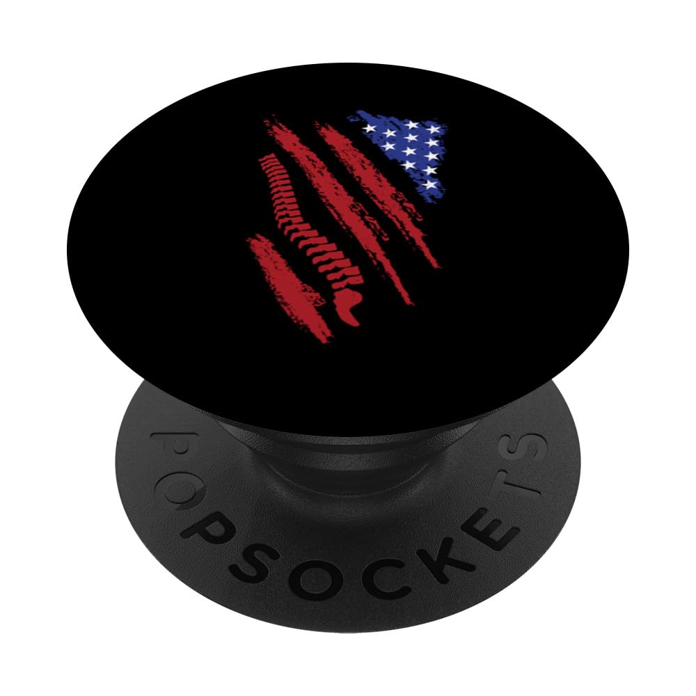 USA Flag Spine Whisperer Chiro Squad American Chiropractor PopSockets Adhesive PopGrip