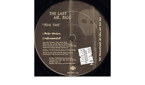 Mr Bigg Trial Time Vinyl Amazon Com Music 11 years ago11 years ago. mr bigg trial time vinyl amazon