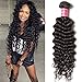 Nadula 8A Brazilian Deep Wave Hair 1 Bundle Remy Virgin Human Hair Weave Extensions Natural Color (24inch)