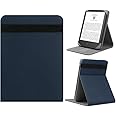 HoYiXi Universal Case for 6",6.8",7" Kindle Paperwhite/Colorsoft 2024-2019 Compatible 6-6.8" Kobo Clara HD/Kobo Clara 2E Leather Stand Cover for 6-6.8" Pocketbook/Tolino/Sony eReader,Dark Blue