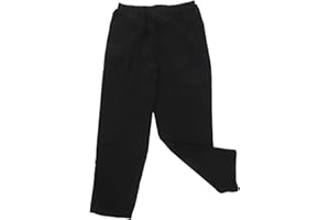 HOLIDYOYO Men's Chef Pant - Classic Essential Baggy Men's Cool Vent Chef Pant Black Restaurant Work Pants and Kitchen Uniform