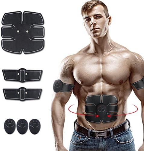 Muscle Toner, KIVOS Abdominal Toning Belt, ABS Stimulator Portable EMS Abs Trainer Massage Wireless Body Gym Workout Home Office Fitness Equipment For Abdomen/Arm/Leg Training for Men / Women