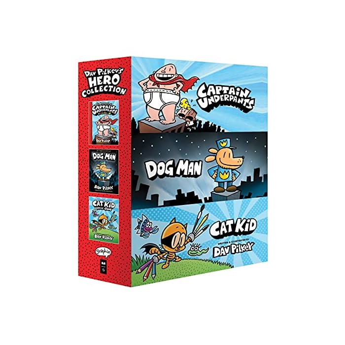 Buy Dav Pilkey's Hero Collection 3Book Boxed Set (Captain Underpants