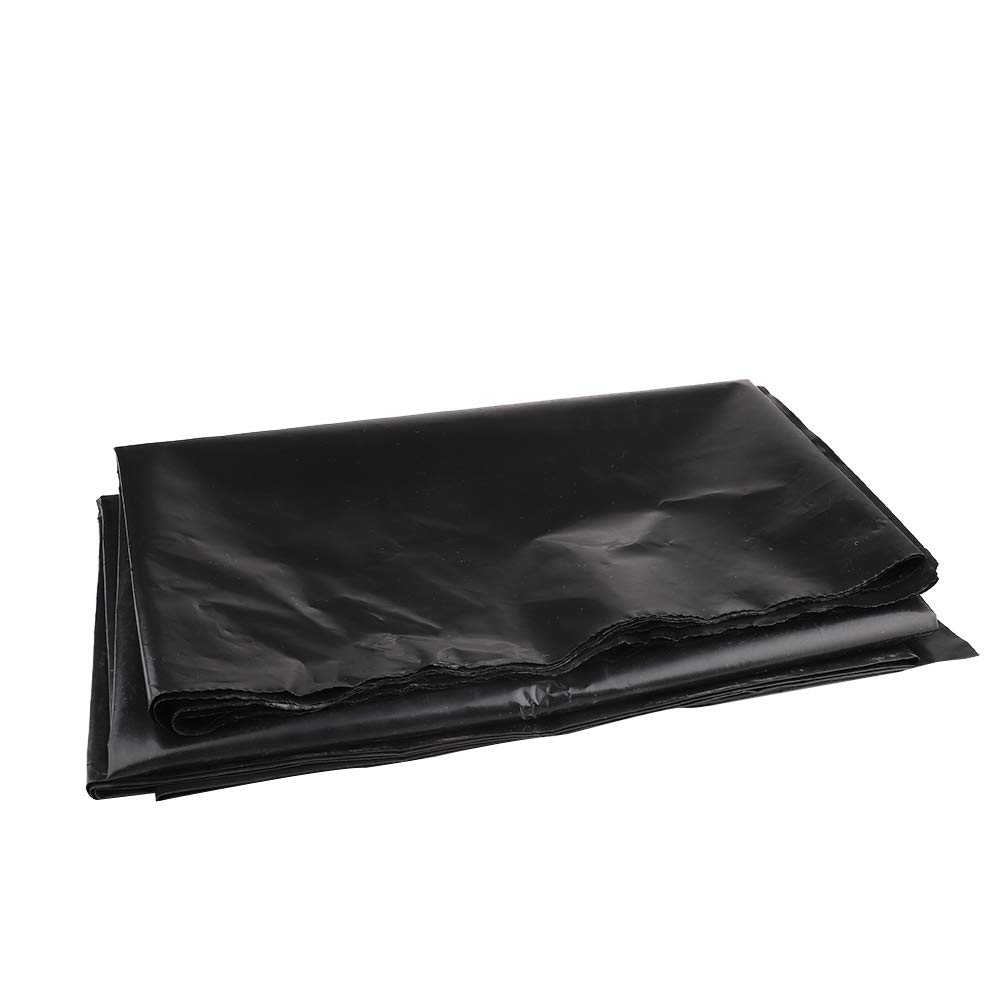 SH HDPE Rubber Pond Liner, 10x10 Feet Precut, UV, Ozone, Oxidation Resistant, Black, Rectangular