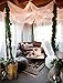 BASIK Nature Luxury Mosquito Net. PAGODA Round Mosquito Netting for Bed Canopy Full / Queen / King Size. Best Bug Nets For Camping Outside. A Thin Mesh Tent To Cover Hammock W/ Natural Protection