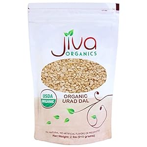 Jiva USDA Organics Urad Dal (Split Matpe Beans) 2 Pound Jiva USDA Organics Urad Dal (Split Matpe Beans) 2 Pound