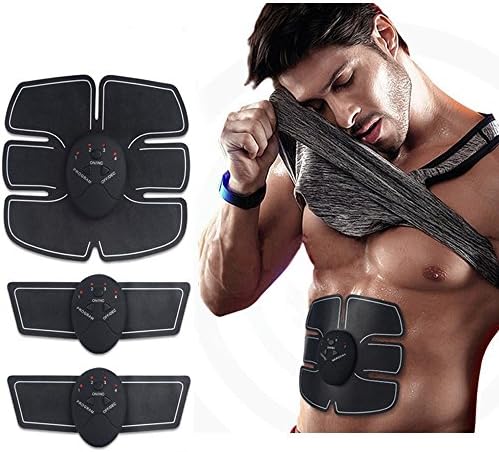 Everteco Abdominal Muscle Toner, Abdominal Toning Belt, EMS Abs Trainer, Ultimate ABS Stimulator, Wireless Portable Unisex Fitness Training Gear,Home Office Fitness Equipment For Abdomen/Arm/Leg Training Men Women