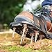 TACKLIFE Lawn Aerator Shoes, Updated Stiffened Sole Design,4 Aluminum Alloy Buckled Lawn Sandals,4 Adjustable Straps, Inflatable for Your Lawn or Courtyard, Convenient Loose Earth Gardening Tools