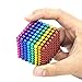 LOVEYIKOAI Upgraded 5MM 512 Pcs 8 Colors Magnets Cube Building Blocks Magnetic Toys Colorful Buildable Sculpture Office Stress Relief Toys for Adults
