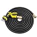 Expandable Garden Hose, econoLED 75FT Strongest Expanding Garden Hose on The Market with Triple Layer Latex Core & Latest Improved Extra Strength Fabric Protection for All Your Watering Needs(Black)