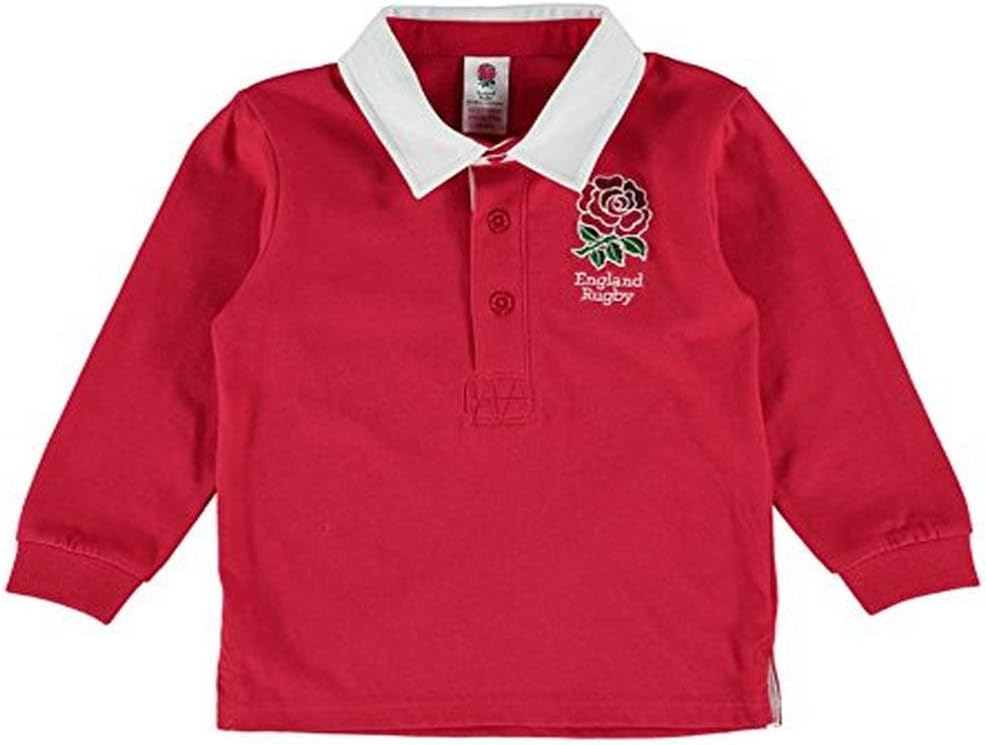 New 2016/17 Season Official England RFU Baby Long Sleeved Rugby Shirt