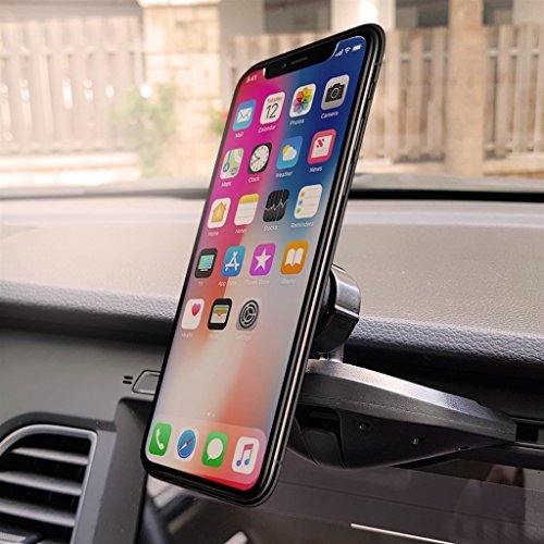 Bestrix Universal CD Slot Magnetic Smartphone Car Mount Holder for iPhone 7, 6, 6S Plus 5S, 5C, 5, 4S, 4, Samsung Galaxy S3 S4 S5 S6 S7 S8 Edge/Plus Note 2 3 4 5 LG G3 G4 G5 G6 all smartphones
