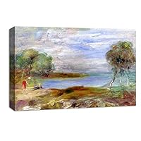 Canvas Wall Art Young Woman by Pierre Auguste Renoir Canvas Prints Home Artwork Decoration for Living Room,Bedroom - 12x18 inches