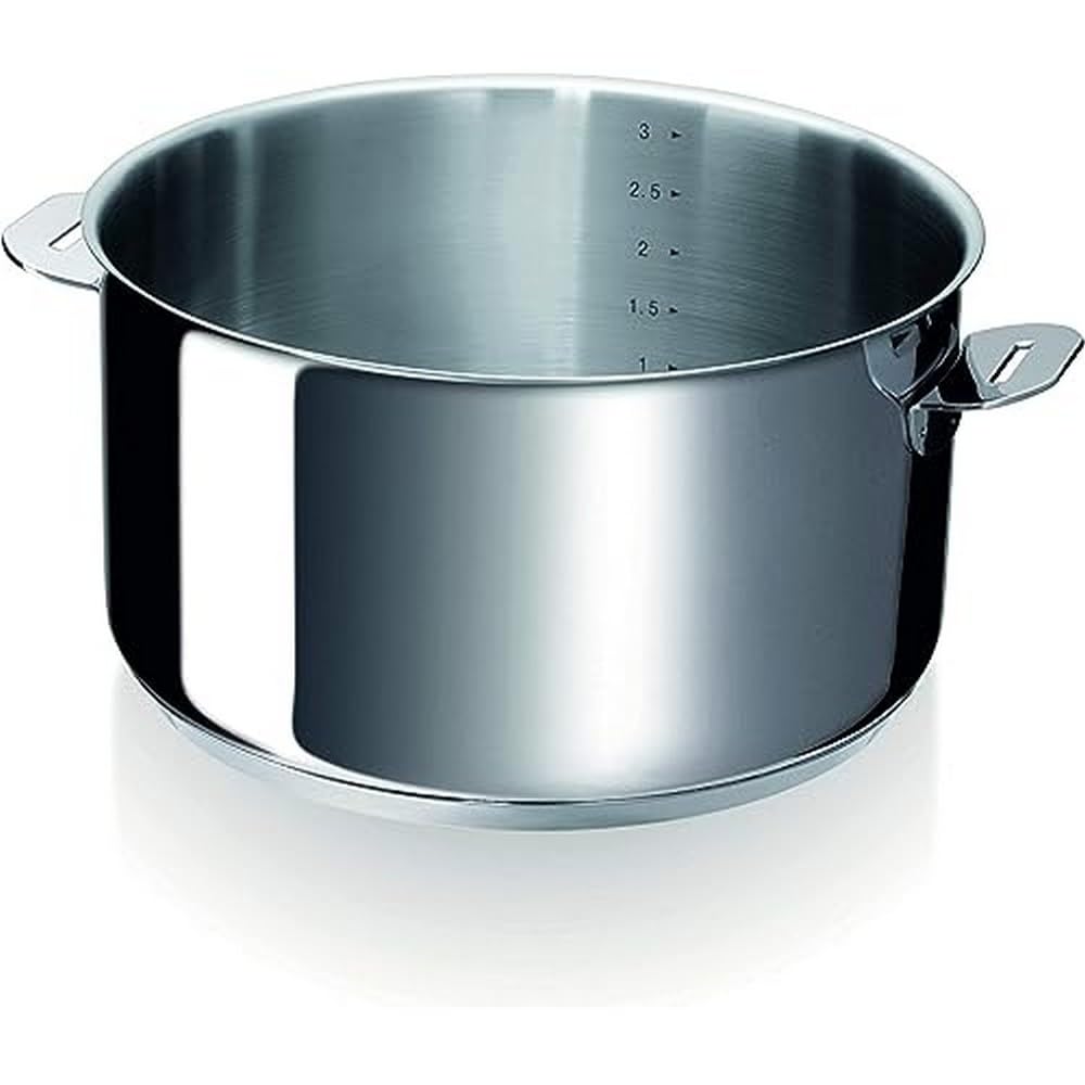 Beka Cookware 12321244 Evolution 18/10 Stainless Steel Body for Saucepan/Casserole, 24 cm, Multi-Colour — image 1