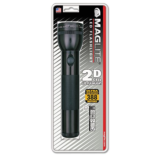 MAG-Lite ST2D016 LED D-Cell Flashlight, 2D, Black
