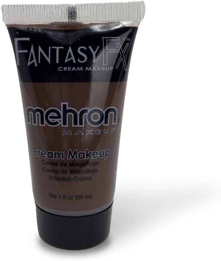 Mehron Makeup Fantasy F/X Water Based Face & Body Paint (1 oz) (WOLFMAN BROWN)