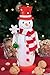 Clever Creations Snowman 10 Inch Traditional Wooden Nutcracker, Festive Christmas Décor for Shelves and Tables
