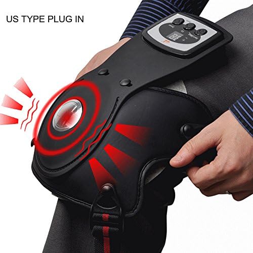 Knee Massager Infrared Magnetic US Type Plug In Therapy Knee Arthritis Elbow Shoulder Pain Rheumatism Vibrate Massager Physiotherapy Instrument
