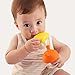 Safety 1st featuring Mombella Ollie Octopus Teether, Orange, Small