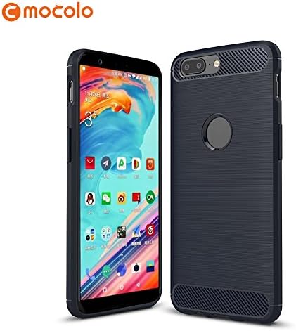 OnePlus 5T Case, Anti-fingerprint Ultra Slim Carbon Fiber Scratch Resistant Shock Absorption Flexible Soft TPU Protective Cover for OnePlus 5T