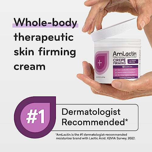 AmLactin Crepe Firming Cream 12 oz Body Cream with 15 Lactic Acid