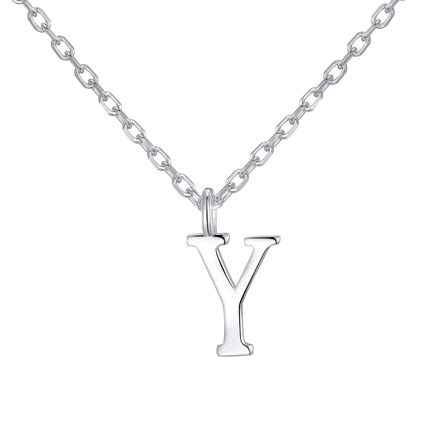 Philip Jones Sterling Silver Initial Y Necklace — image 1