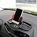 Jeep Renegade Phone Iphone Holder, Yoursme ABS Car Dash 360 Degree Rotate with Storage Box GPS Holder Stand Kit for Jeep Renegade 2015 2016 2017 2018 (Black and Red)