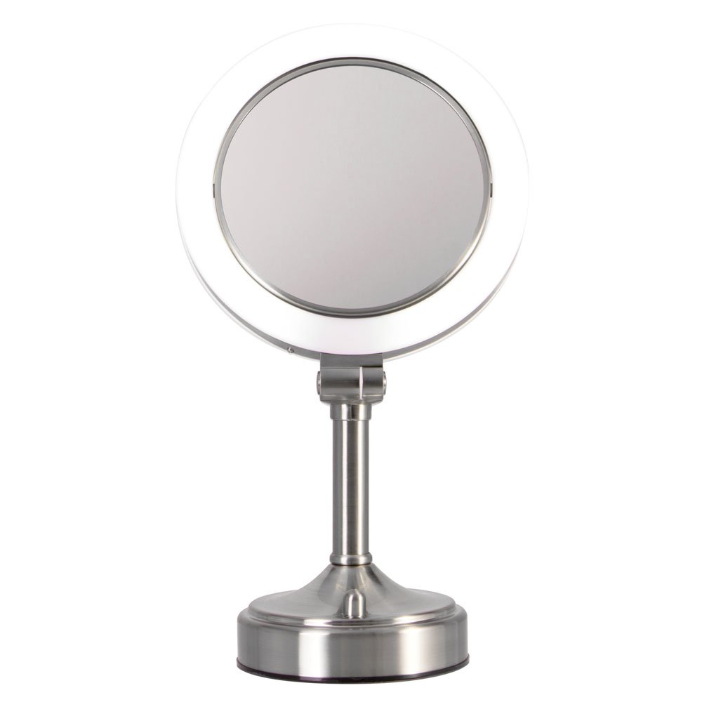 Buy Zadro Dimmable Sunlight Vanity Mirror Satin Nickel 10x 1x Online At Low Prices In India Amazon In