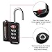 TSA-Approved Lock for Travel/Luggage with Open Alert Indicator, 2 Packs Solid Gym Lock, Easy to Set Combination & Read Dials (After Inspecting, TSA Must Re-Lock Before Moving Airline Master Key)