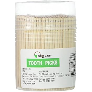 Excelife Ornate Wooden Toothpicks, 500 Pieces