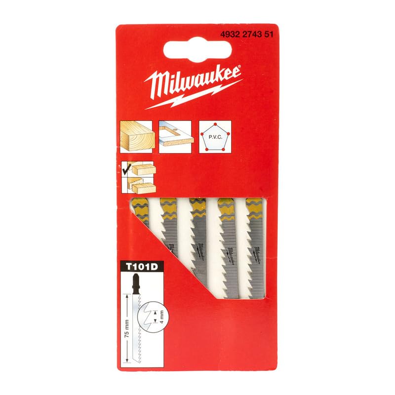 Clean & Splinter Free Wood Jigsaw Blade Pack of 5 T101D